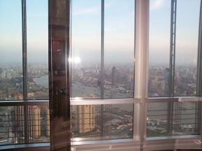 Pudong and the light of my flash